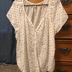 Old Navy Cream Blouse